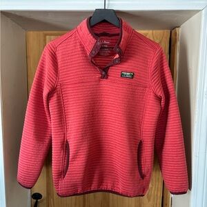 LL BEAN Katahdin Airlight Knit Pullover, Quilted, Hiking, Outdoors, Women’s S